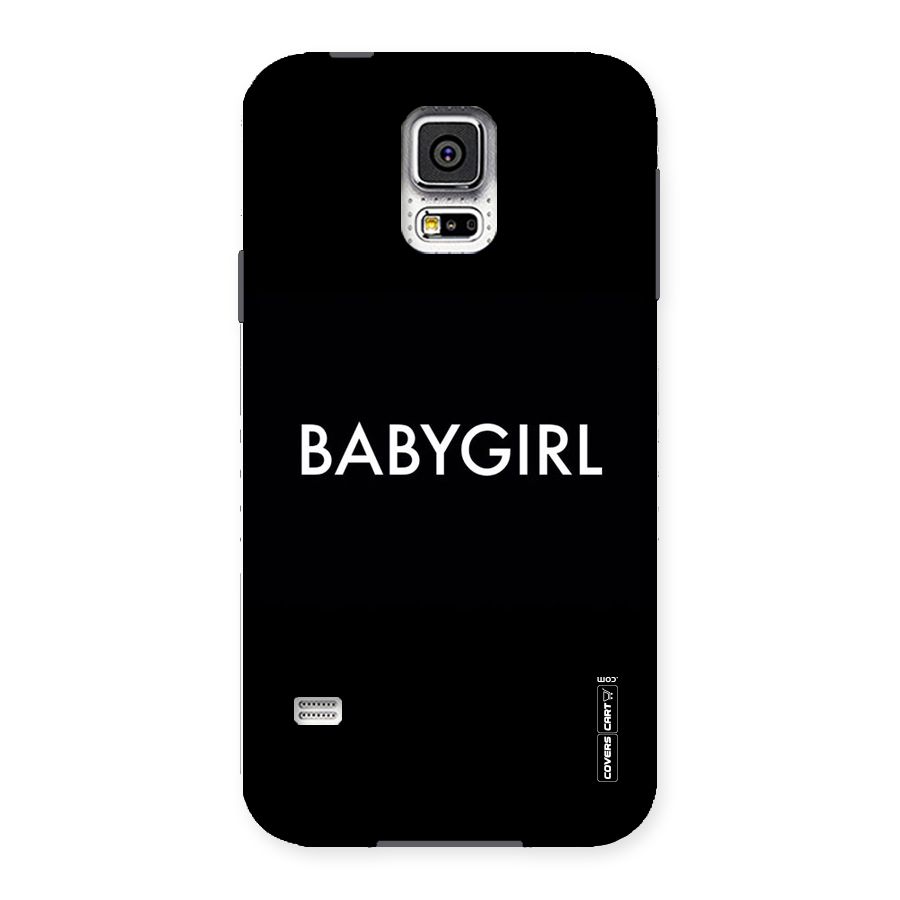Baby Girl Back Case for Samsung Galaxy S5