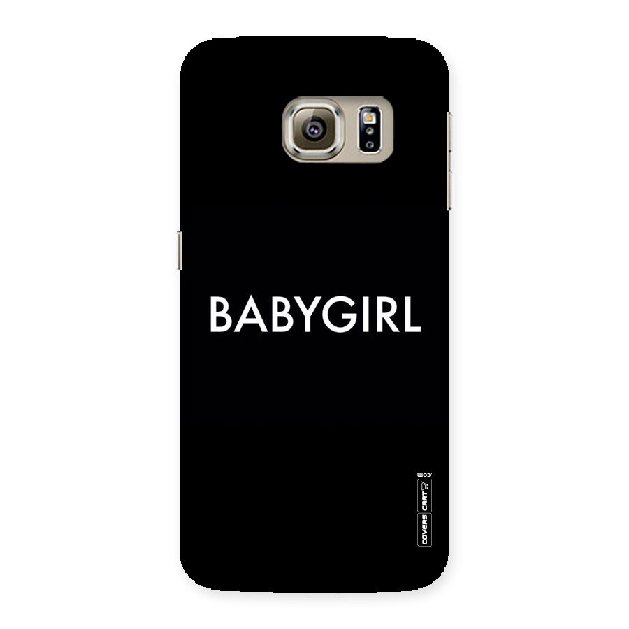 Baby Girl Back Case for Samsung Galaxy S6 Edge