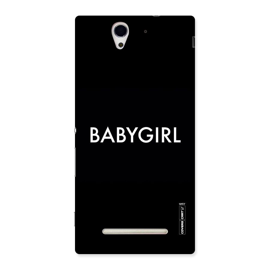 Baby Girl Back Case for Sony Xperia C3