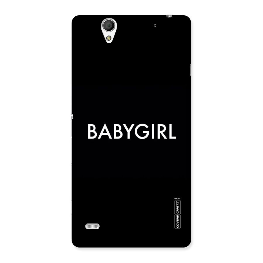 Baby Girl Back Case for Sony Xperia C4