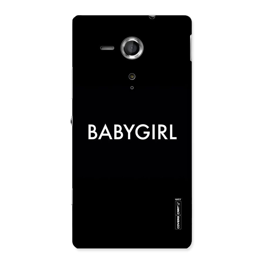 Baby Girl Back Case for Sony Xperia SP