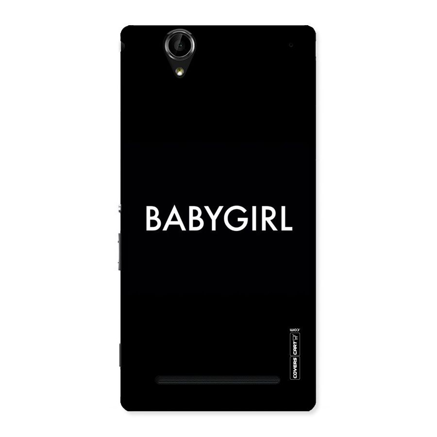 Baby Girl Back Case for Sony Xperia T2