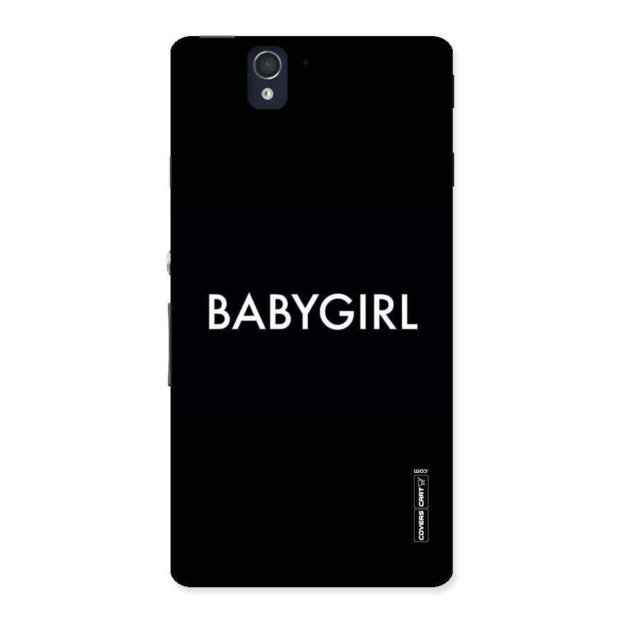 Baby Girl Back Case for Sony Xperia Z