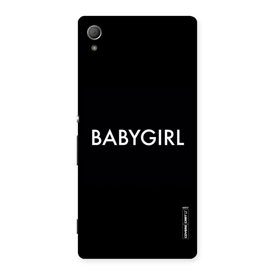 Baby Girl Back Case for Xperia Z3 Plus