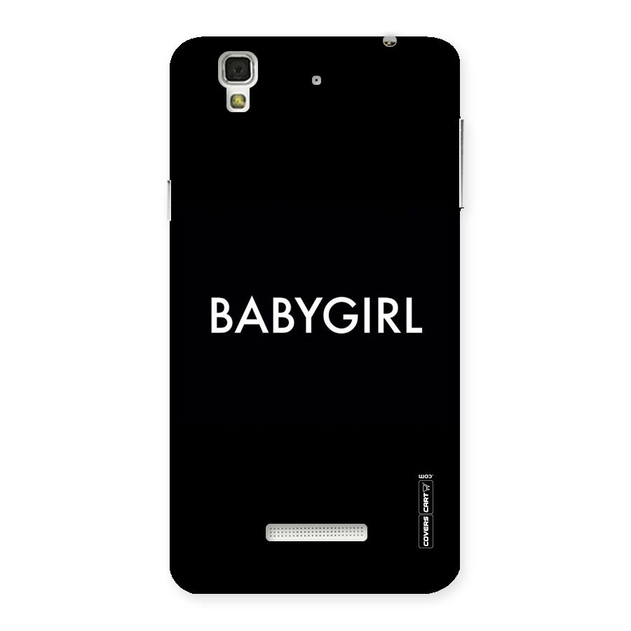 Baby Girl Back Case for Yu Yureka