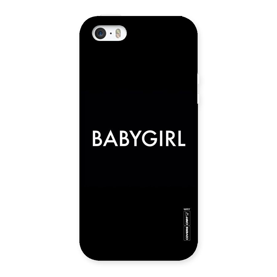 Baby Girl Back Case for iPhone SE