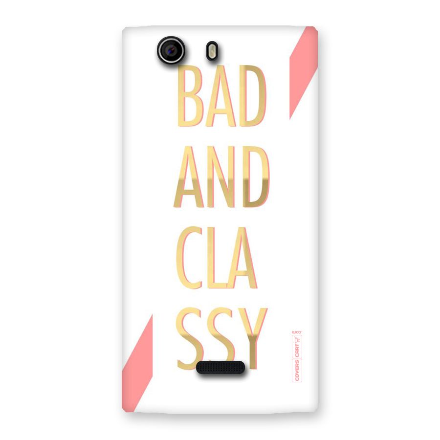 Bad And Classy Back Case for Canvas Nitro 2 E311