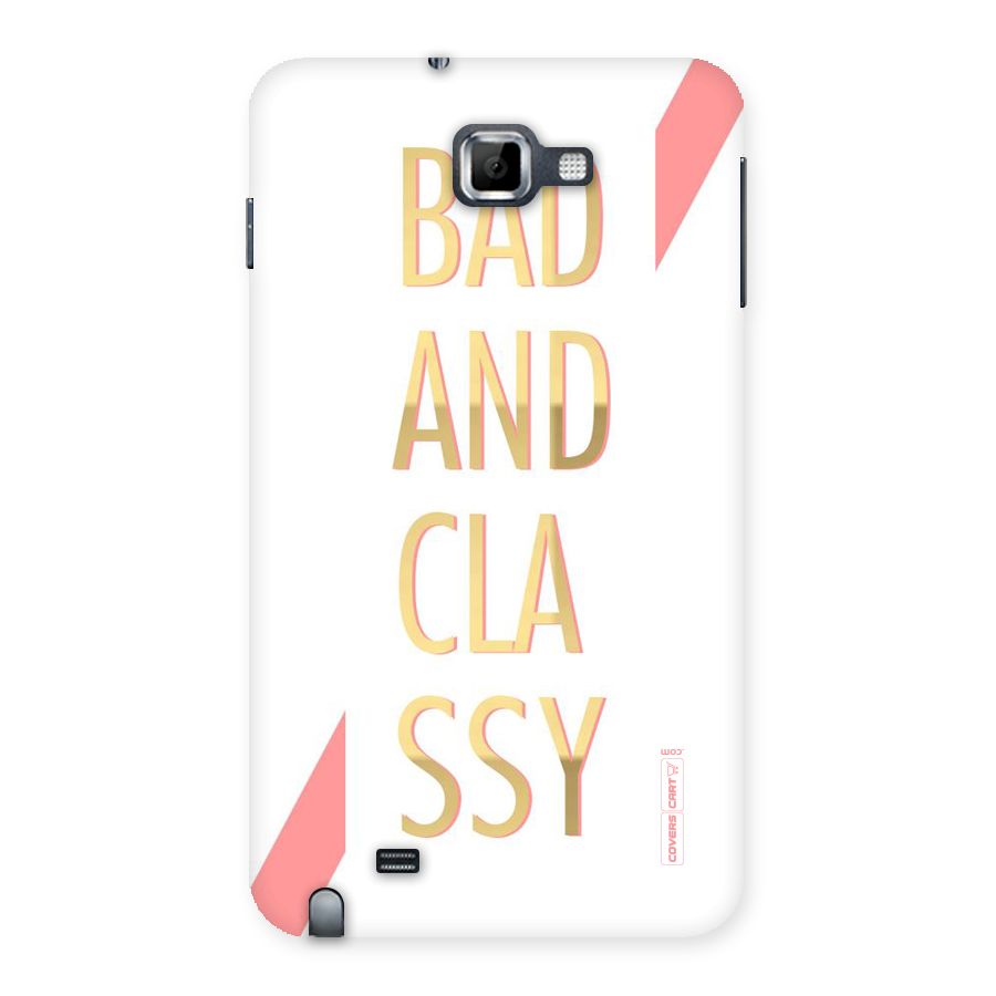 Bad And Classy Back Case for Galaxy Note