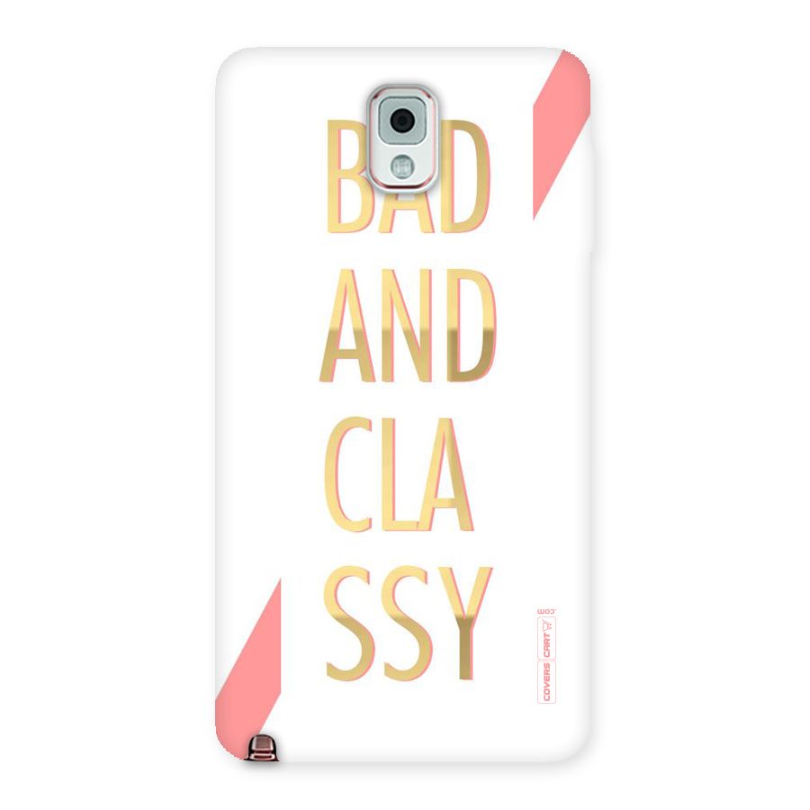 Bad And Classy Back Case for Galaxy Note 3