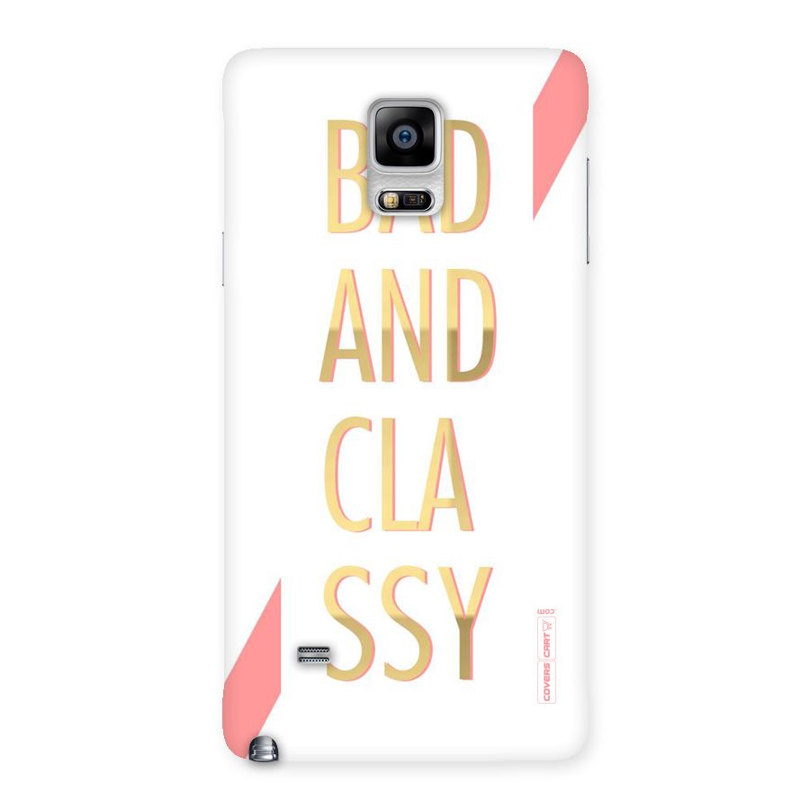 Bad And Classy Back Case for Galaxy Note 4