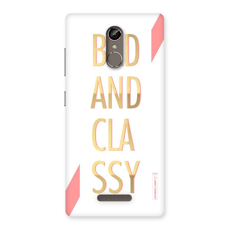 Bad And Classy Back Case for Gionee S6s