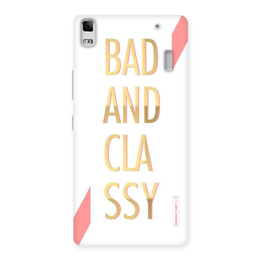 Bad And Classy Back Case for Lenovo K3 Note