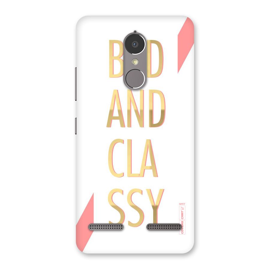 Bad And Classy Back Case for Lenovo K6