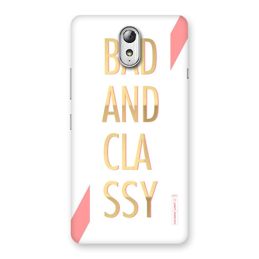 Bad And Classy Back Case for Lenovo Vibe P1M