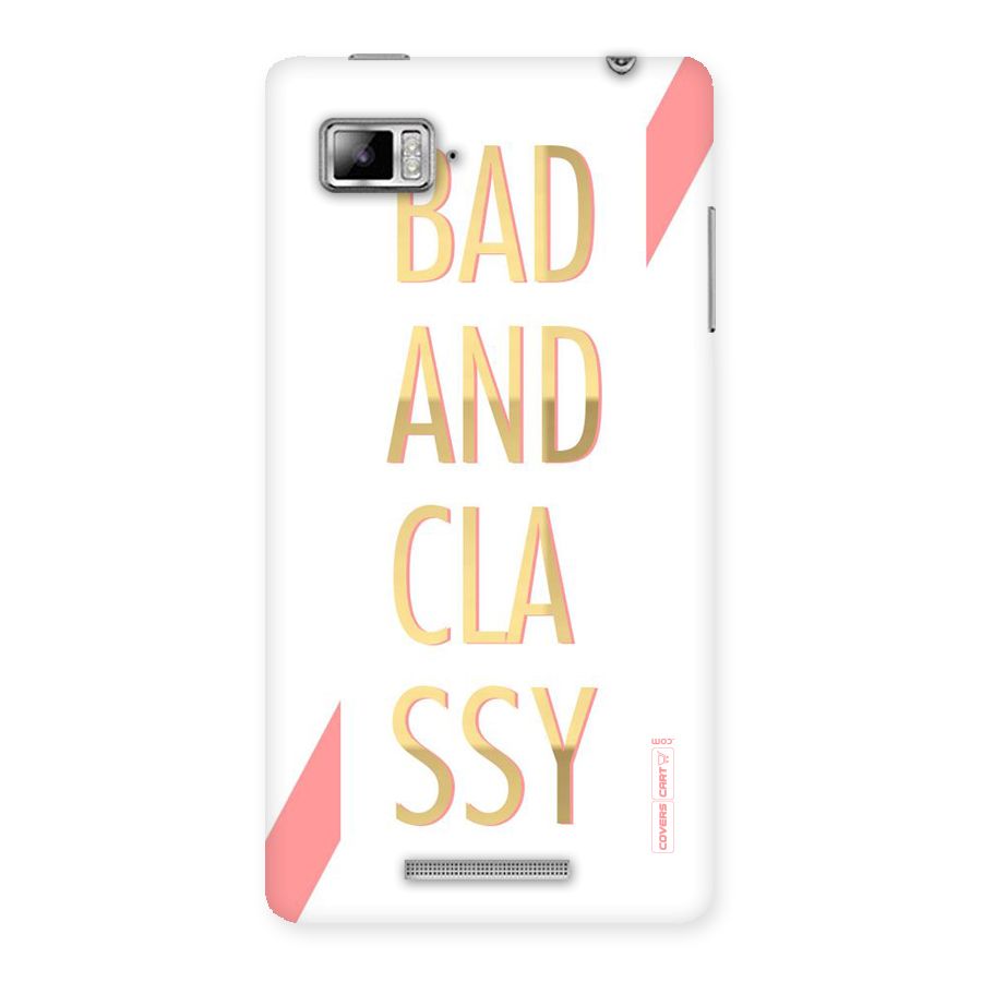 Bad And Classy Back Case for Lenovo Vibe Z K910