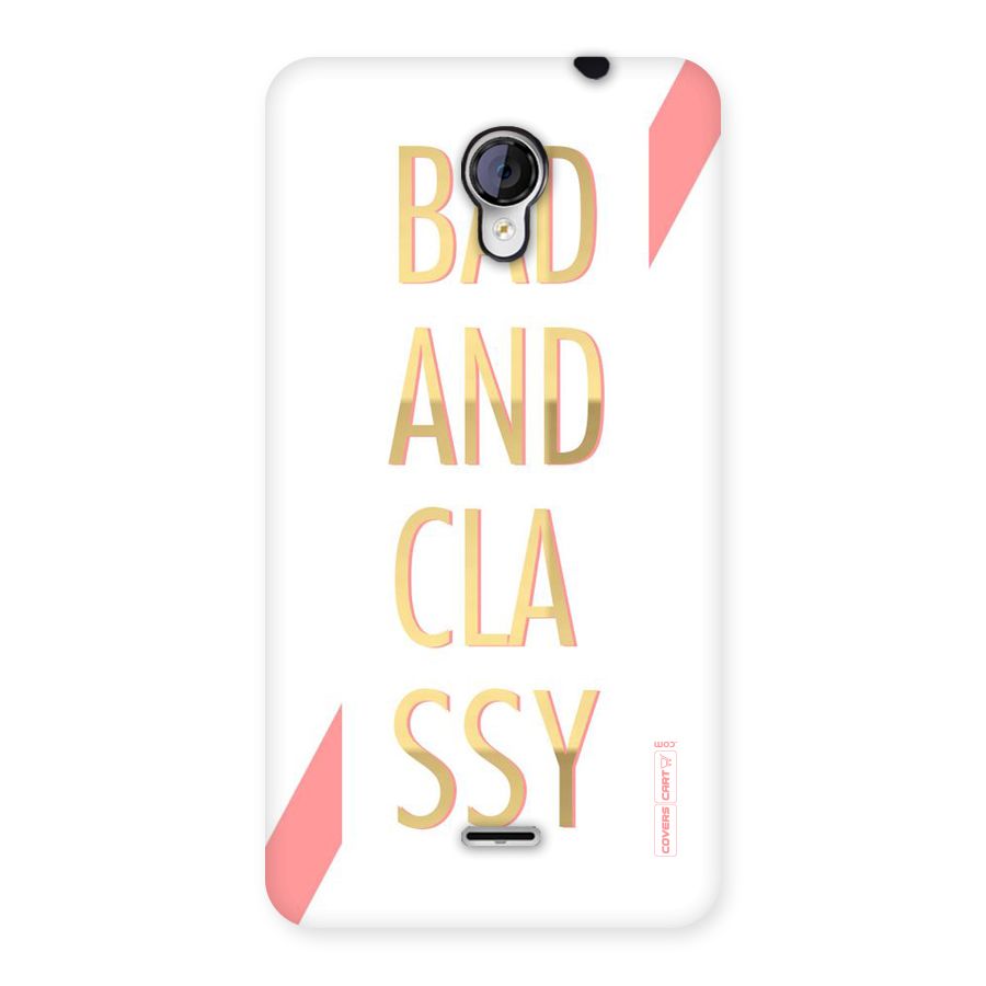 Bad And Classy Back Case for Micromax Unite 2 A106