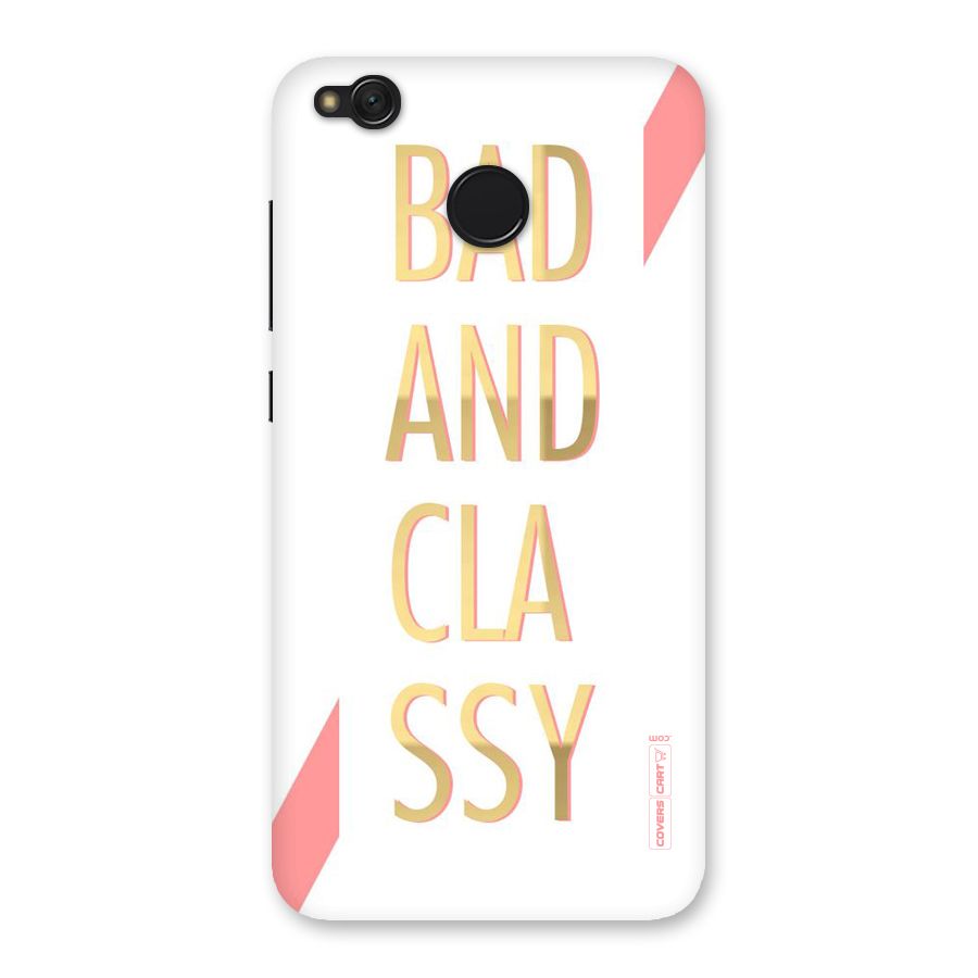 Bad And Classy Back Case for Redmi 4