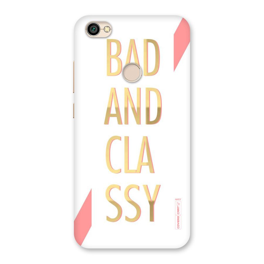 Bad And Classy Back Case for Redmi Y1 2017