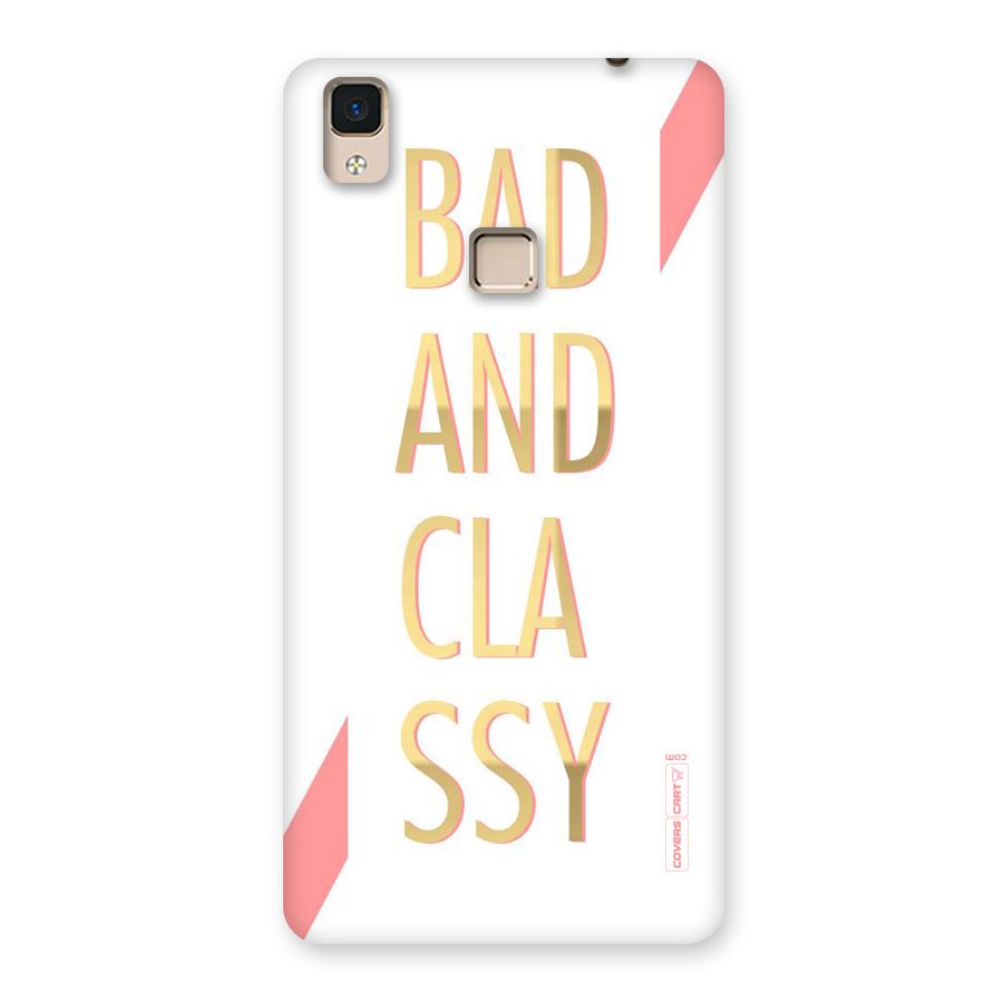 Bad And Classy Back Case for V3 Max