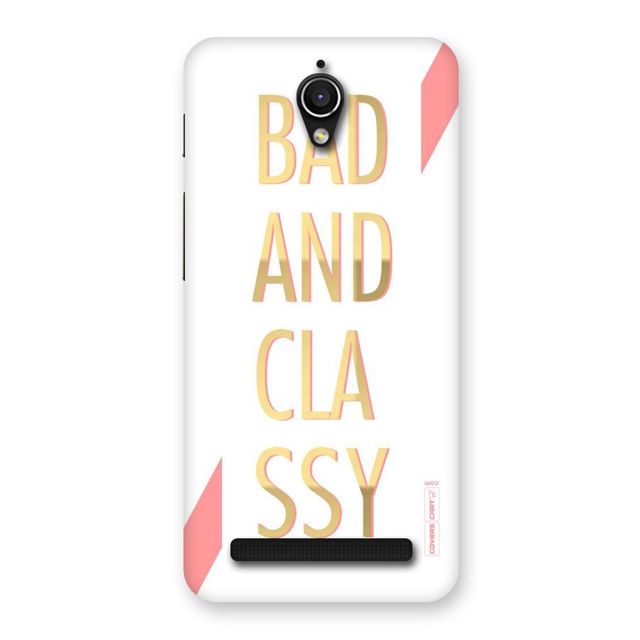 Bad And Classy Back Case for Zenfone Go