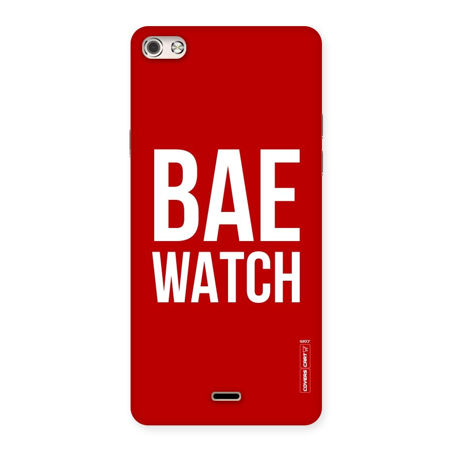 Bae Watch Back Case for Micromax Canvas Silver 5