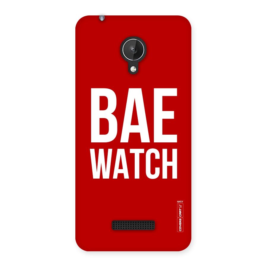 Bae Watch Back Case for Micromax Canvas Spark Q380