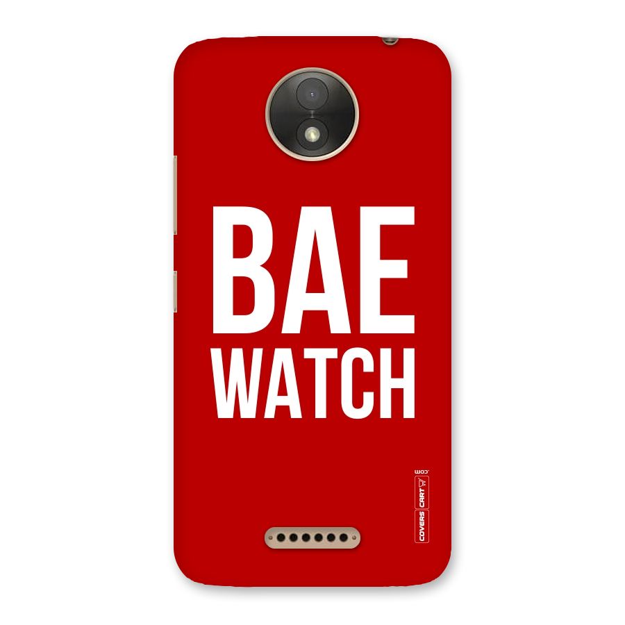 Bae Watch Back Case for Moto C Plus