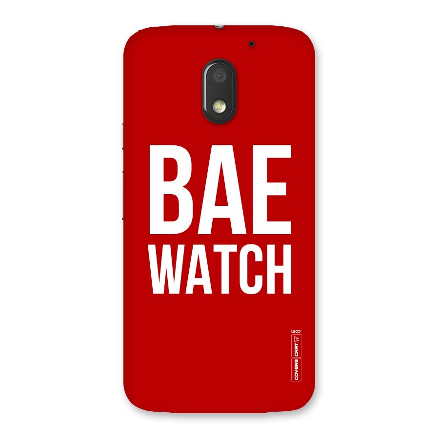 Bae Watch Back Case for Moto E3 Power