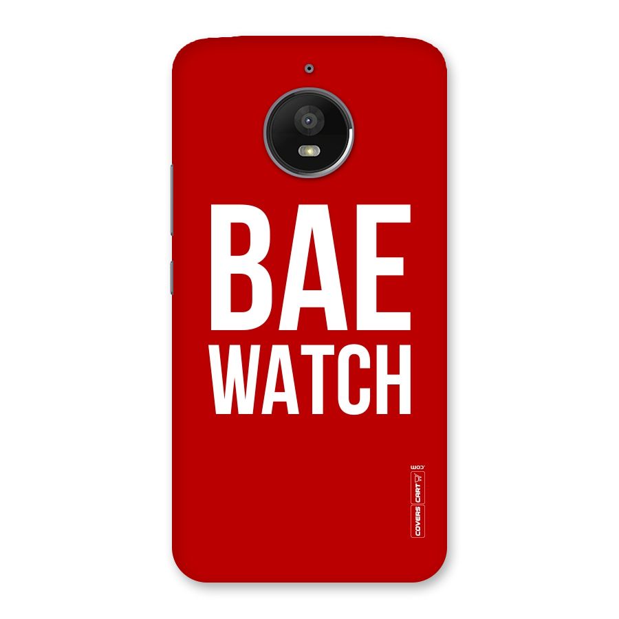 Bae Watch Back Case for Moto E4 Plus