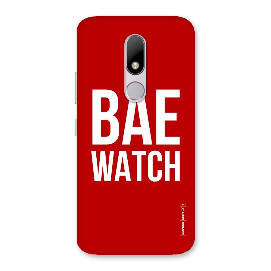 Bae Watch Back Case for Moto M
