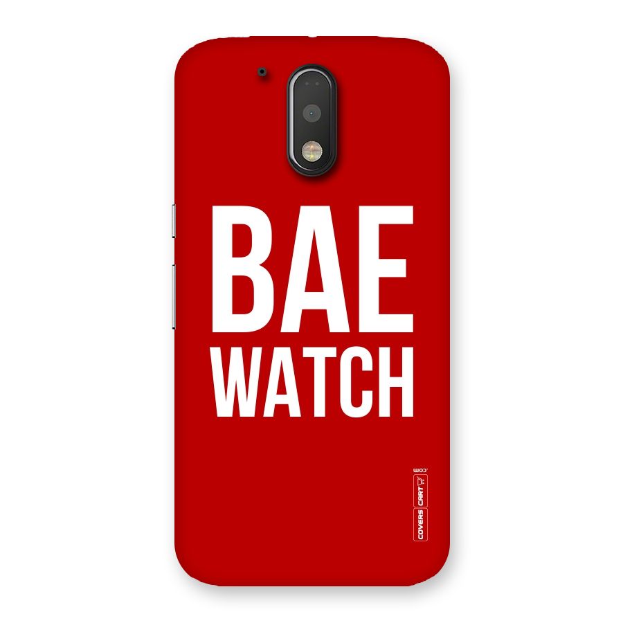 Bae Watch Back Case for Motorola Moto G4
