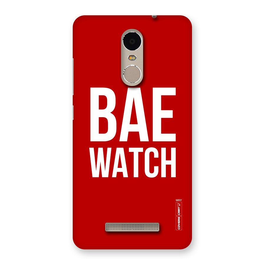 Bae Watch Back Case for Xiaomi Redmi Note 3
