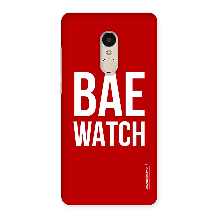 Bae Watch Back Case for Xiaomi Redmi Note 4