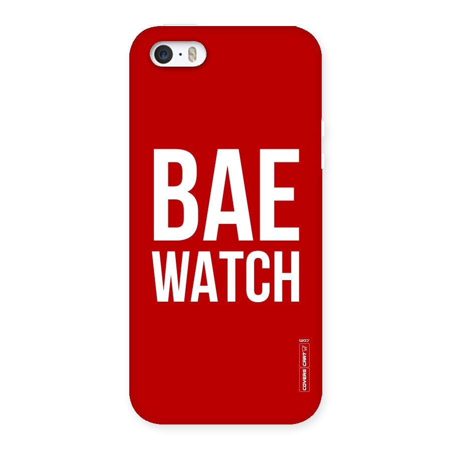 Bae Watch Back Case for iPhone SE