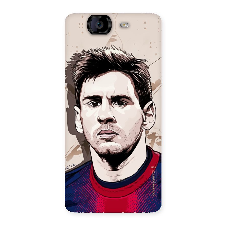 Barca King Messi Back Case for Canvas Knight A350