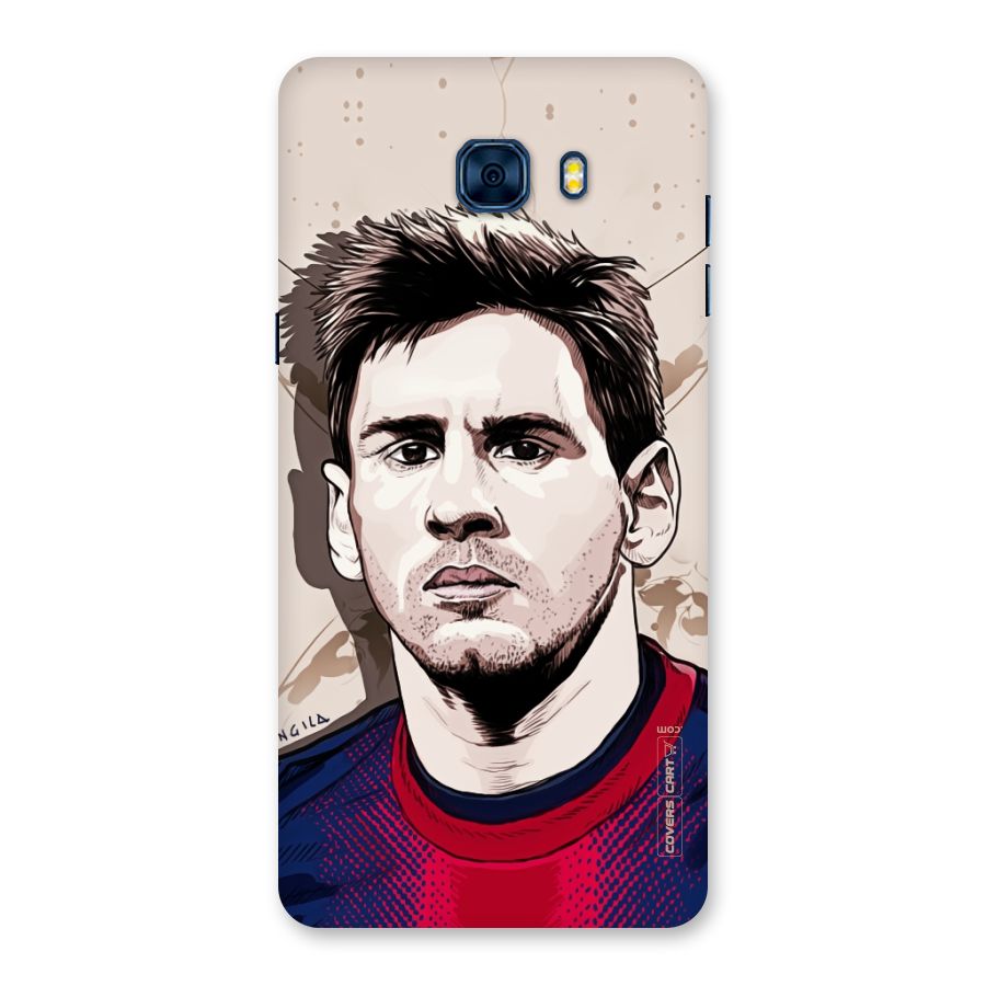 Barca King Messi Back Case for Galaxy C7 Pro