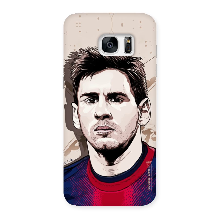 Barca King Messi Back Case for Galaxy S7 Edge