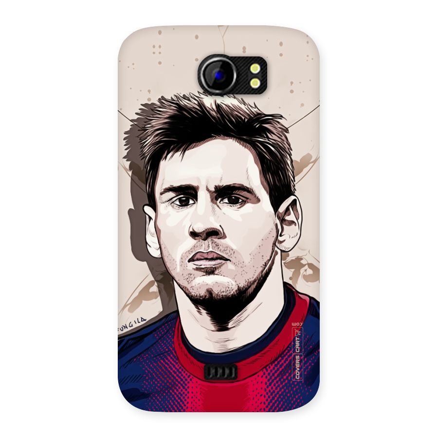 Barca King Messi Back Case for Micromax Canvas 2 A110