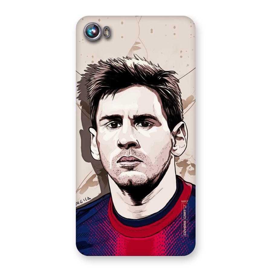 Barca King Messi Back Case for Micromax Canvas Fire 4 A107