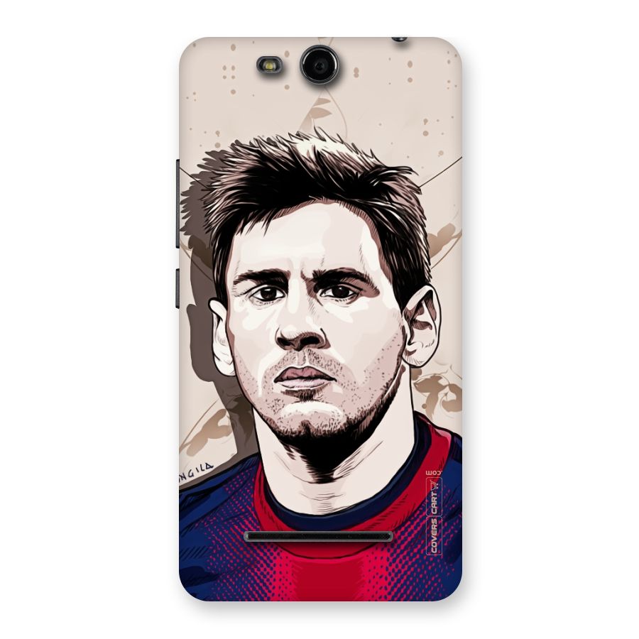 Barca King Messi Back Case for Micromax Canvas Juice 3 Q392