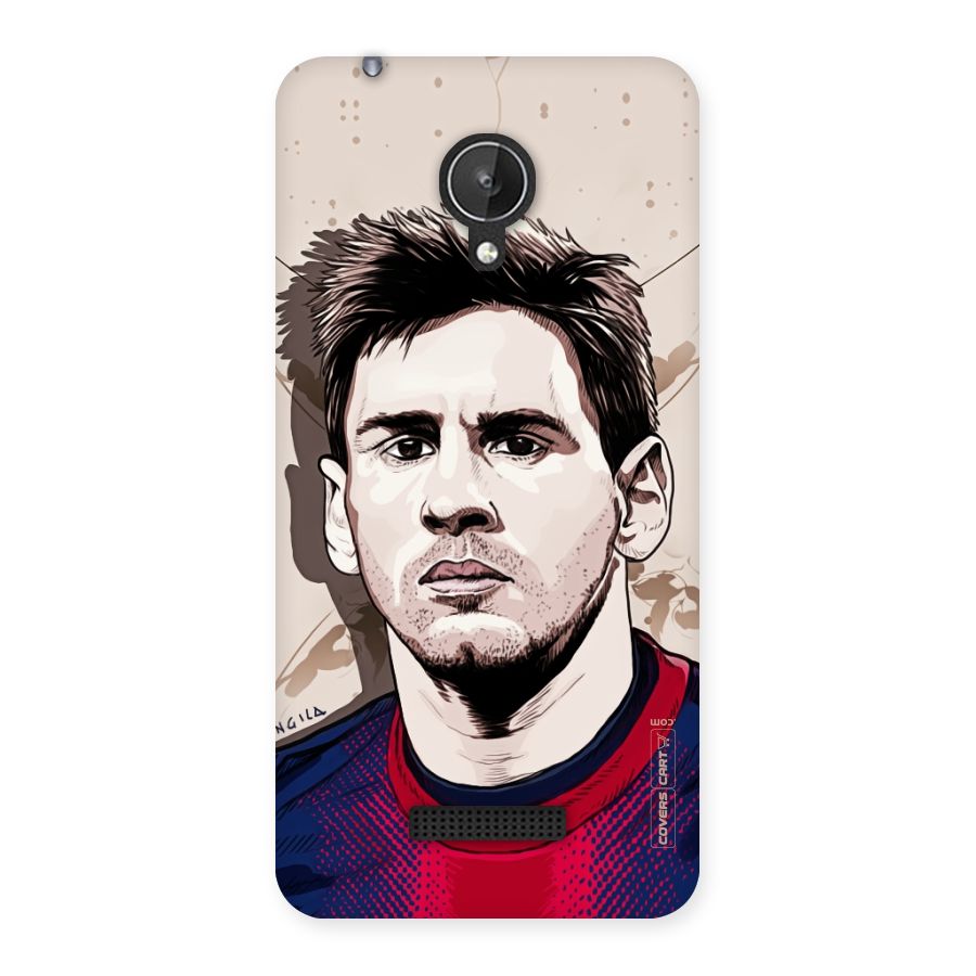 Barca King Messi Back Case for Micromax Canvas Spark Q380
