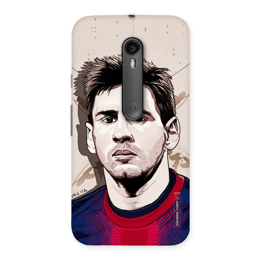 Barca King Messi Back Case for Moto G3