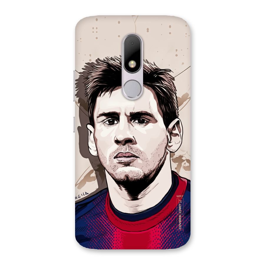 Barca King Messi Back Case for Moto M