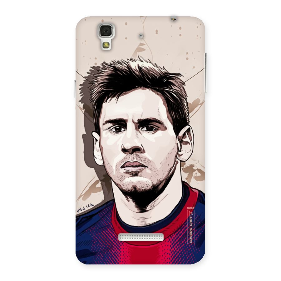 Barca King Messi Back Case for Yu Yureka