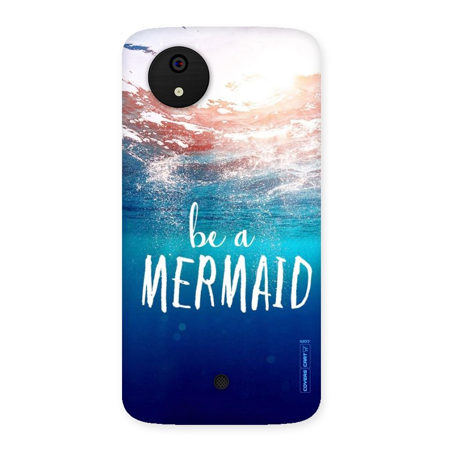 Be A Mermaid Back Case for Micromax Canvas A1