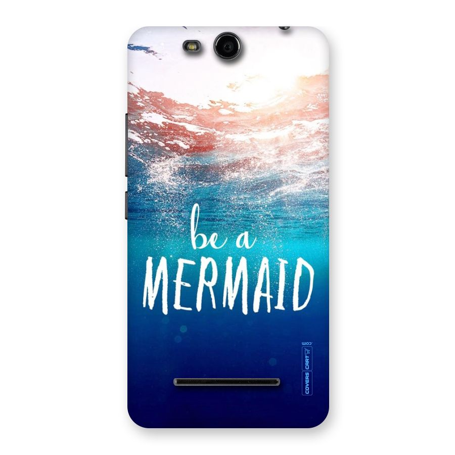 Be A Mermaid Back Case for Micromax Canvas Juice 3 Q392