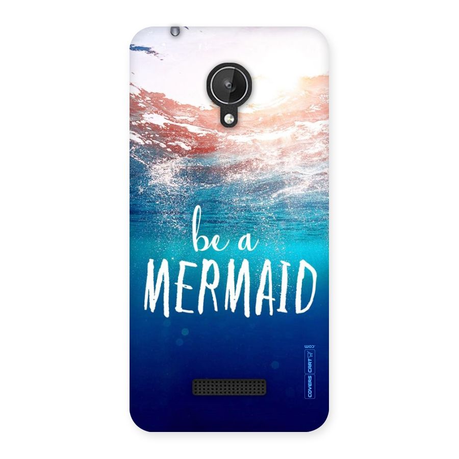 Be A Mermaid Back Case for Micromax Canvas Spark Q380