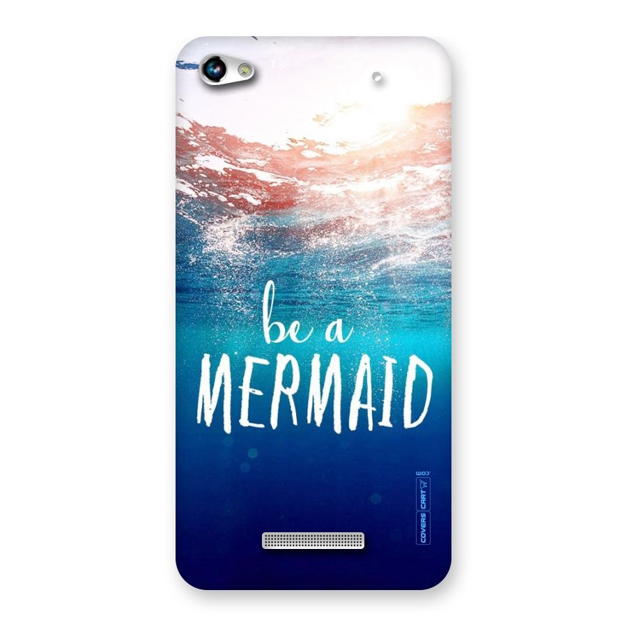 Be A Mermaid Back Case for Micromax Hue 2