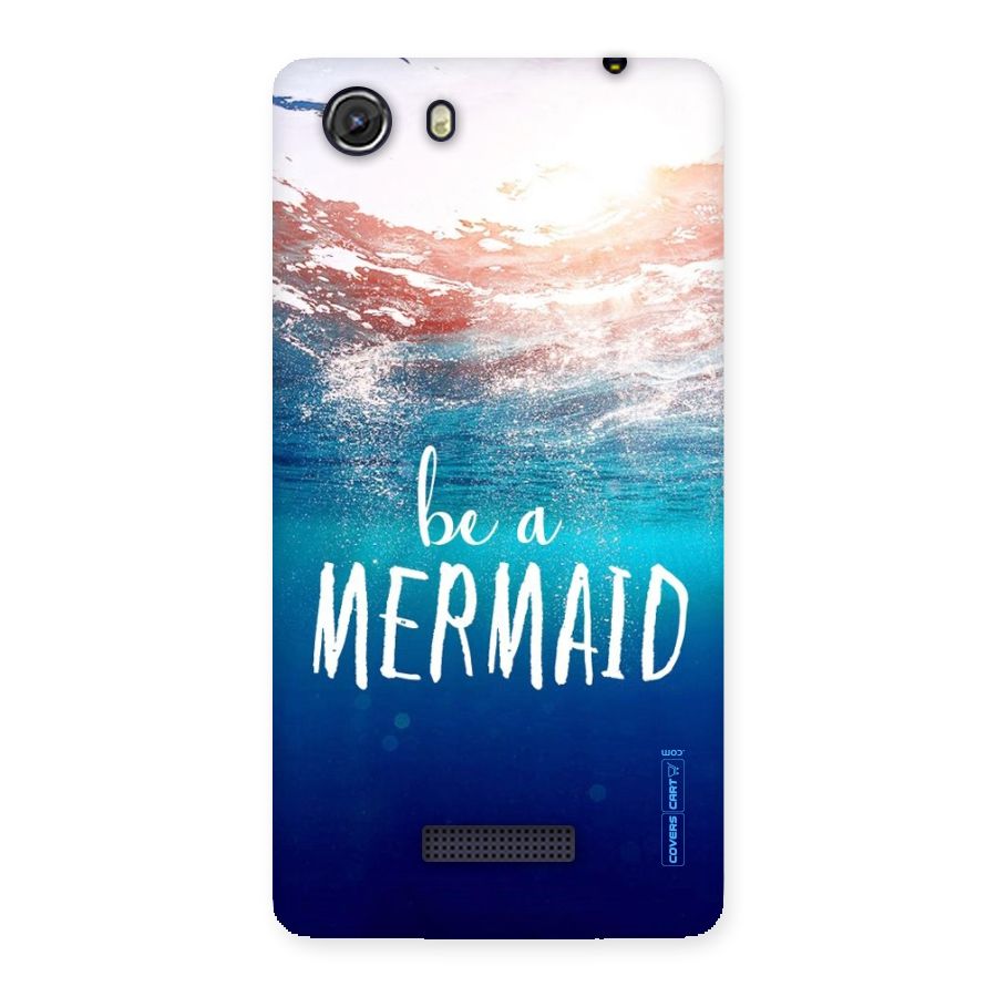 Be A Mermaid Back Case for Micromax Unite 3