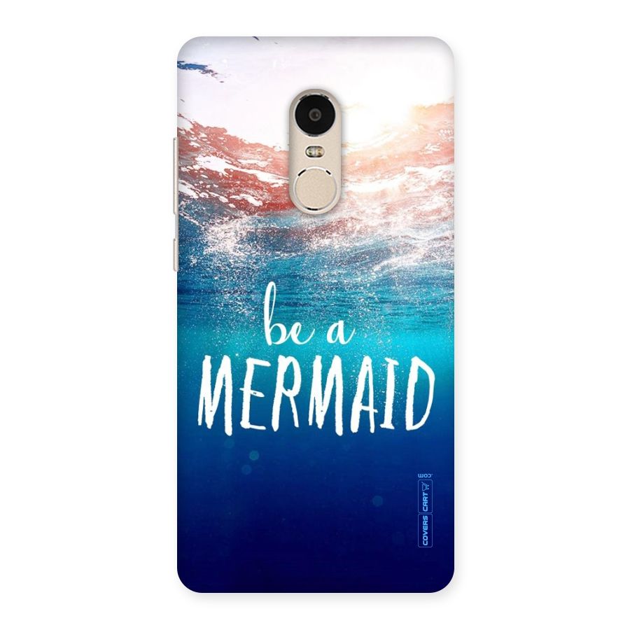 Be A Mermaid Back Case for Xiaomi Redmi Note 4